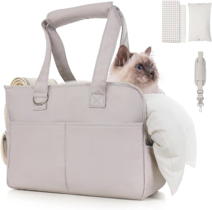 Dog Carriers for Small Dogs, Soft Sided Folding Small Dog Carrier for Dogs Medium Cats Puppies up