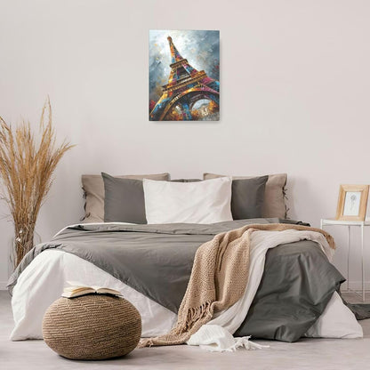 Paris Eiffel Tower Wall Art Paris Architecture Canvas Wall Decor Europe City Eiffel Tower Pictures