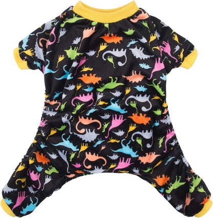 CuteBone Dog Halloween Pajamas Puppy Onesies Small Dogs Soft Pjs Coat Cat Apparel Comfy Pet