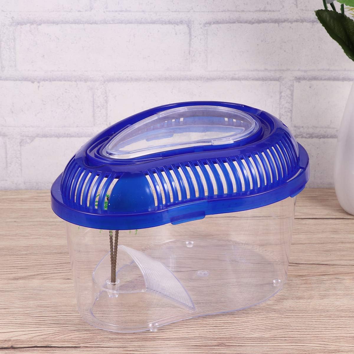 POPETPOP Reptile Carrier - Reptile Terrarium Habitat Small Turtle Tank, Turtle Container, Reptile