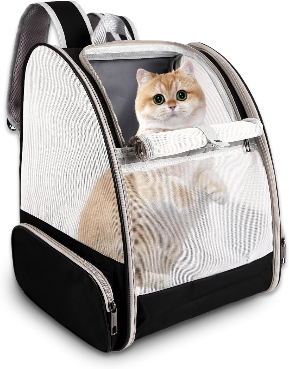 Cat Backpack Carrier,Pet Carrier Airline Approved for Small Dog Cat Puppy Kitten Bunny,Ventilated