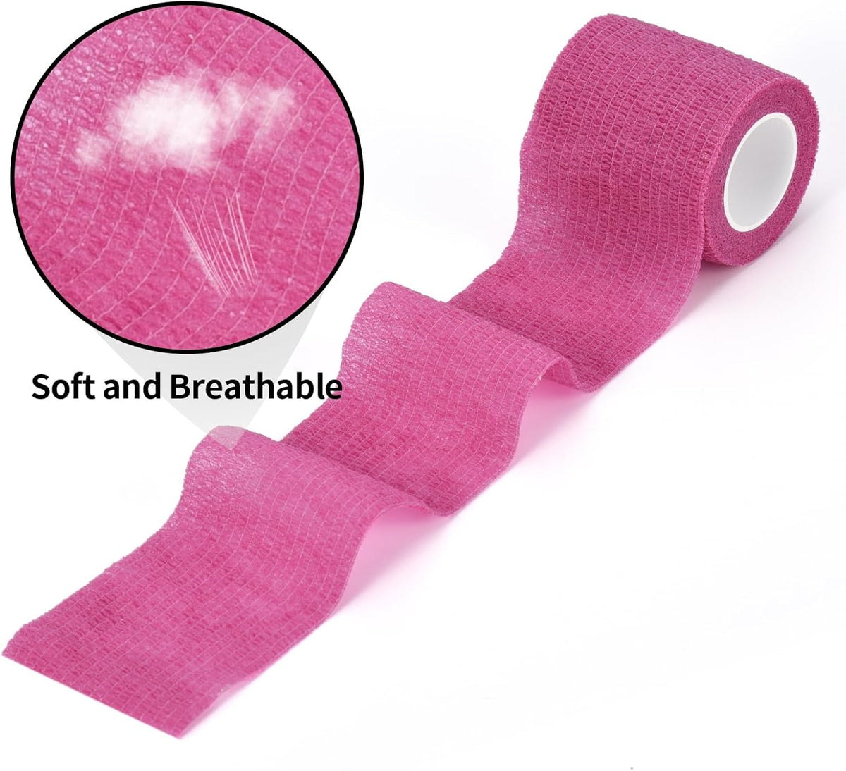 Self Adhesive Bandage Wraps 2 Inch x 5 Yards Athletic Tape Elastic Bandage Wrap for Wrist Ankle