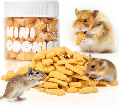 Abizoo Hamster & Gerbil Treats, Crunchy Baked Hamster Snacks with Carrot and Yeast, Natural