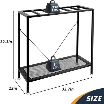 TONGMO Fish Tank Stand: The Perfect 29 Gallon Metal Aquarium Stand Measuring 32.7" W x 13" D x