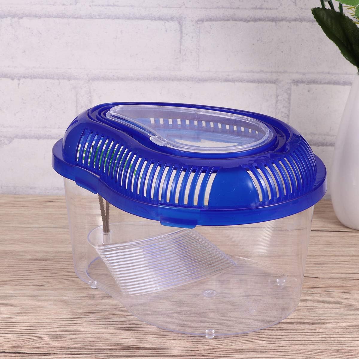 POPETPOP Reptile Carrier - Reptile Terrarium Habitat Small Turtle Tank, Turtle Container, Reptile