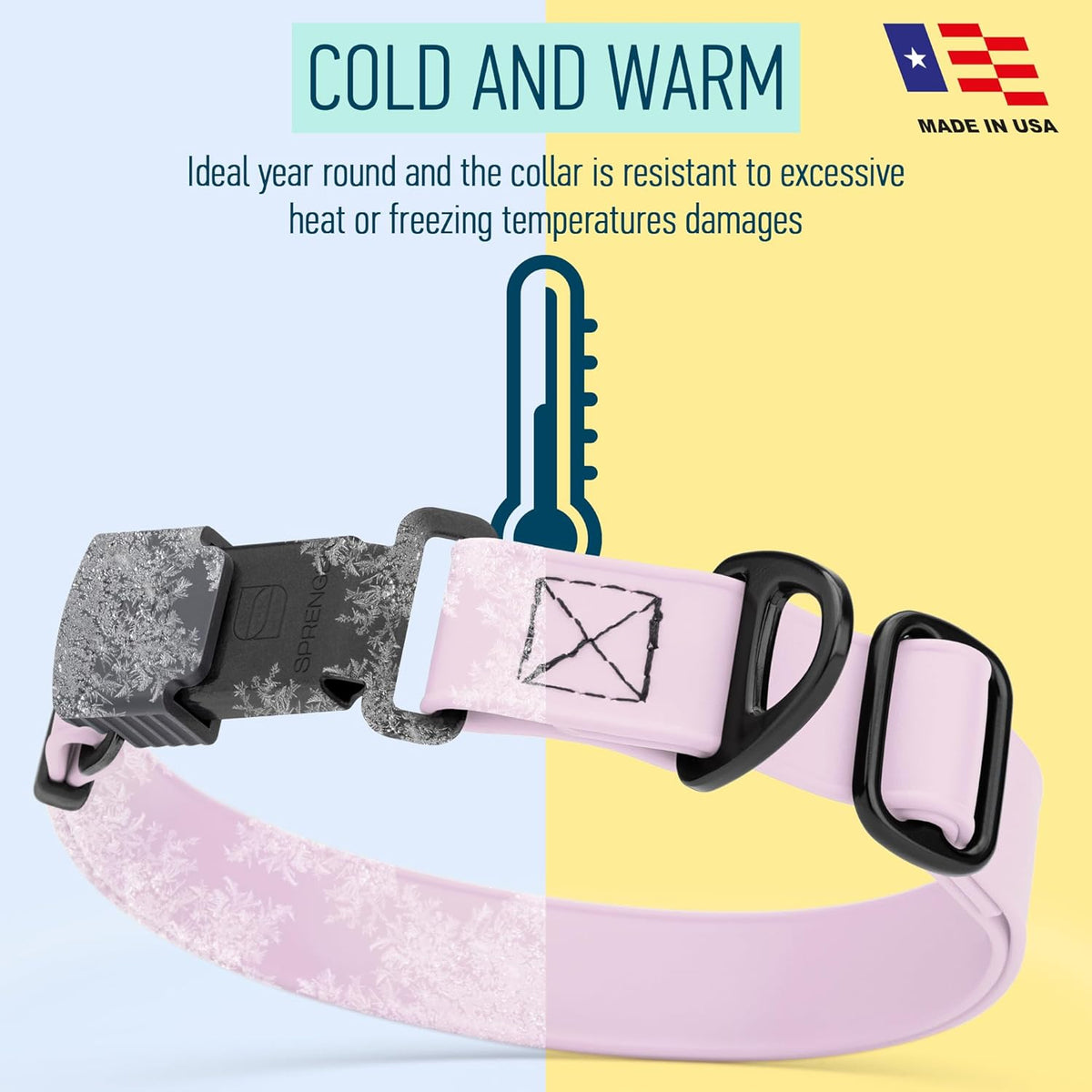 Dogline Biothane Waterproof Dog Collar with Herm Sprenger Stainless Steel Quick Release Buckle