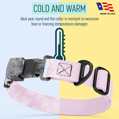 Dogline Biothane Waterproof Dog Collar with Herm Sprenger Stainless Steel Quick Release Buckle