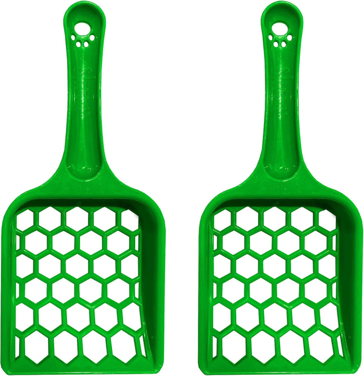 Skoon Cat Litter Pooper Skooper (2 Pack) - Wide Opening, Non-Clumping Litter Box Sifter Removes