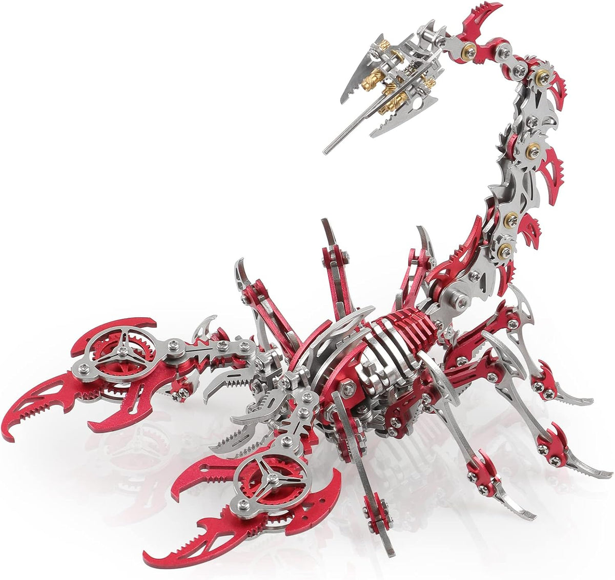Scorpion 3D Metal Puzzles Kits for Adults Teens – 454 Pcs – Mechanical Assembly Models – 4 Hours to