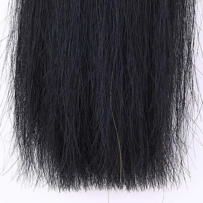 Horse Tail Extensions with Braided Horsehair Loop, Blunt Cut Bottom, 28-30 inches Long and 3/8 lb