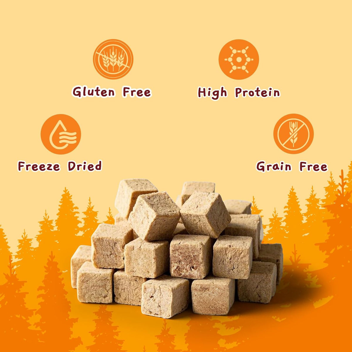 Jungle Calling Freeze Dried Cat Treats, 9.17 oz Single Ingredient Duck Meat for Cats Puppy Dogs