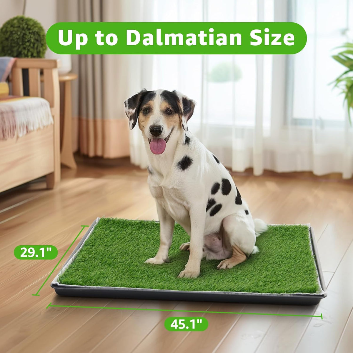 Dog Grass Large Potty Patch, Dog Litter Boxes Artificial Grass Bathroom Turf for Pet Training