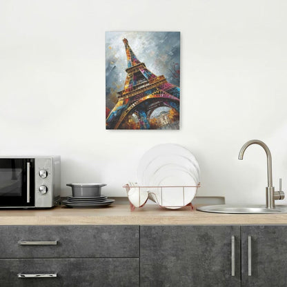 Paris Eiffel Tower Wall Art Paris Architecture Canvas Wall Decor Europe City Eiffel Tower Pictures