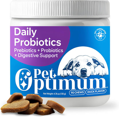 Dog Probiotics for Yeast, Itchy Skin and Itchy Ears, Allergy Relief, Daily Immune Support with