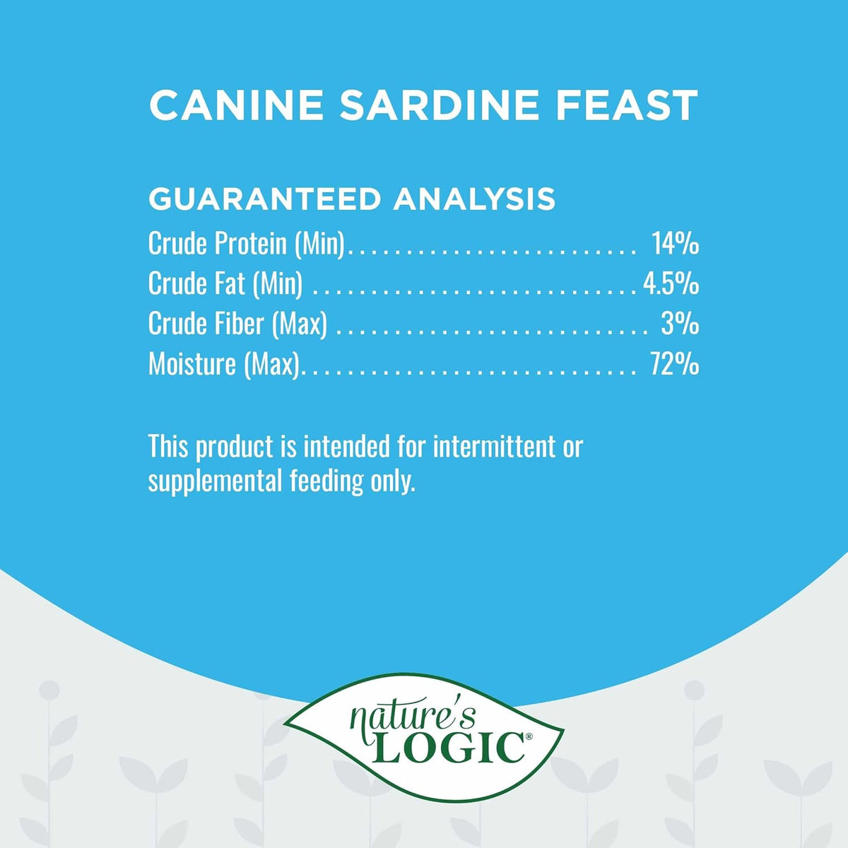 Nature's Logic Grain-Free Canned Dog Food - 90% Animal Proteins - 100% Natural Wet Dog Food Cans