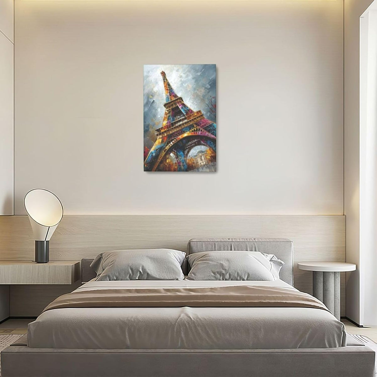 Paris Eiffel Tower Wall Art Paris Architecture Canvas Wall Decor Europe City Eiffel Tower Pictures