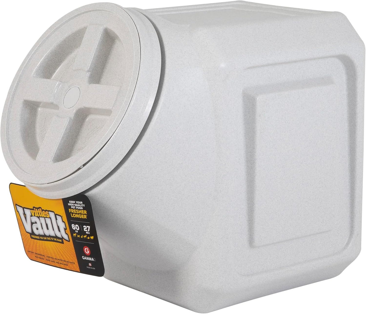 Gamma2 Vittles Vault Stackable Dog Food Storage Container with Sealing Lid, Up to 60 lbs Dry Pet