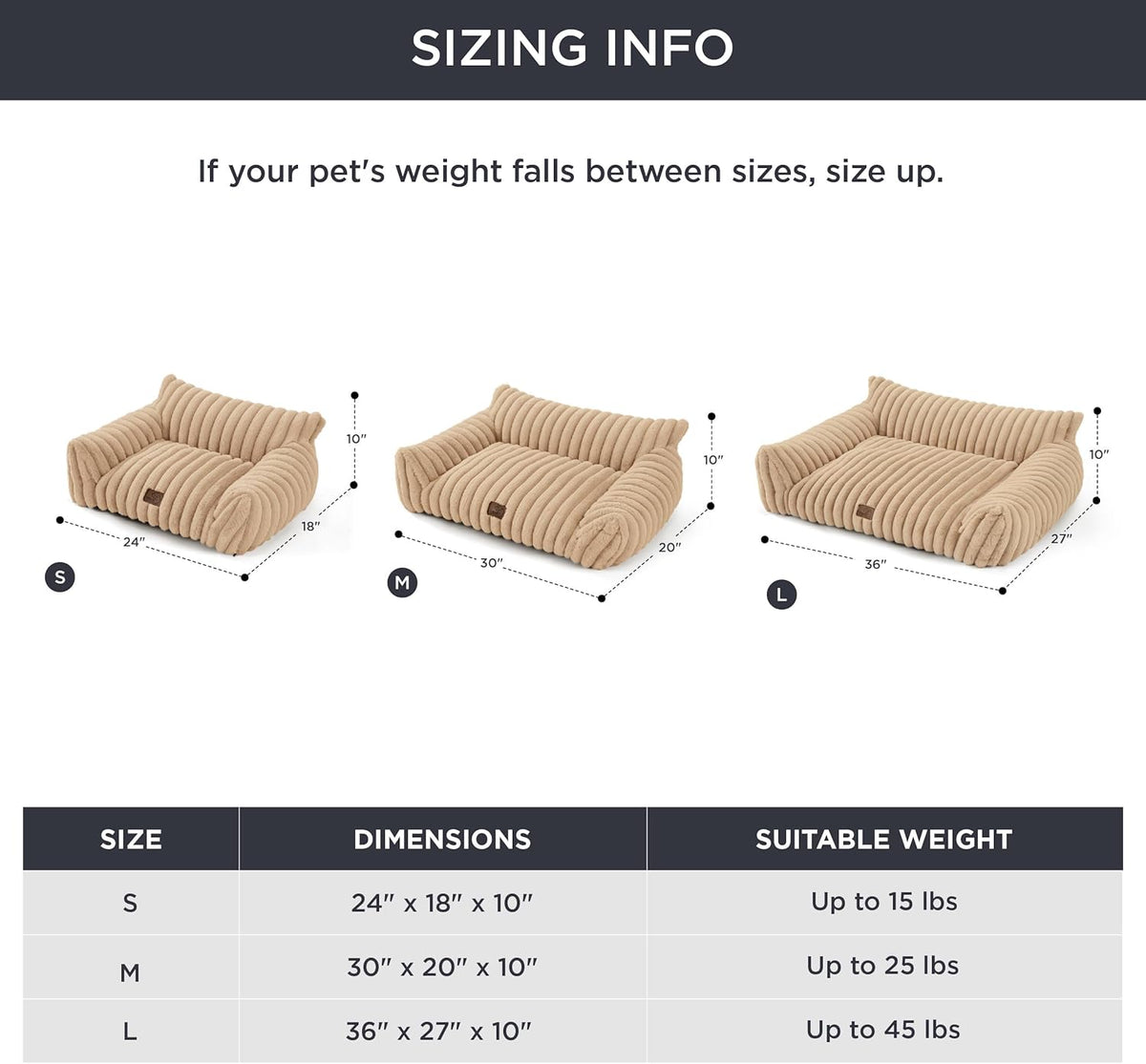 Bedsure Cute Dog Couch for Pets - Fluffy Dog Sofa with Premium Soft Corduroy Fleece, Pet Couch Bed