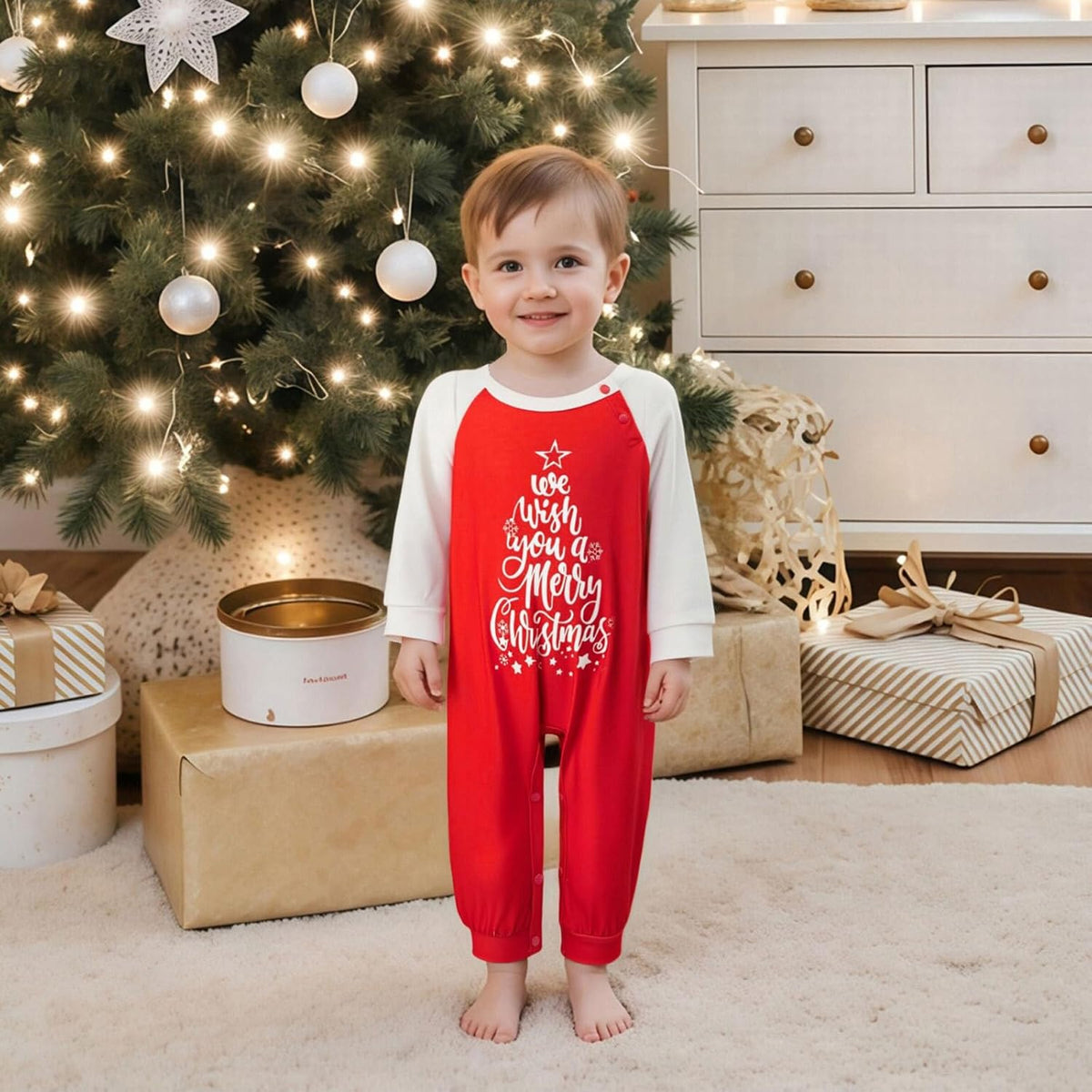 Matching Family Christmas Pajamas Set - Xmas Sleepwear PJs