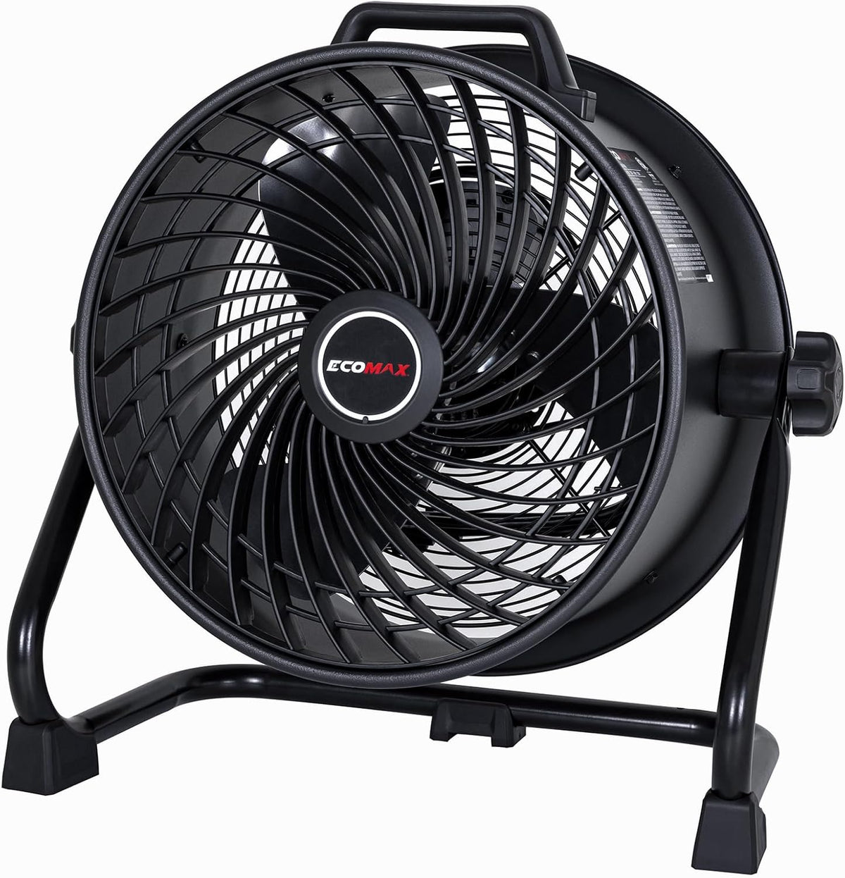 16 Inch High Velocity Industrial Fan Portable Heavy Duty Drum Metal Shop Fan with 3-Speed 360°