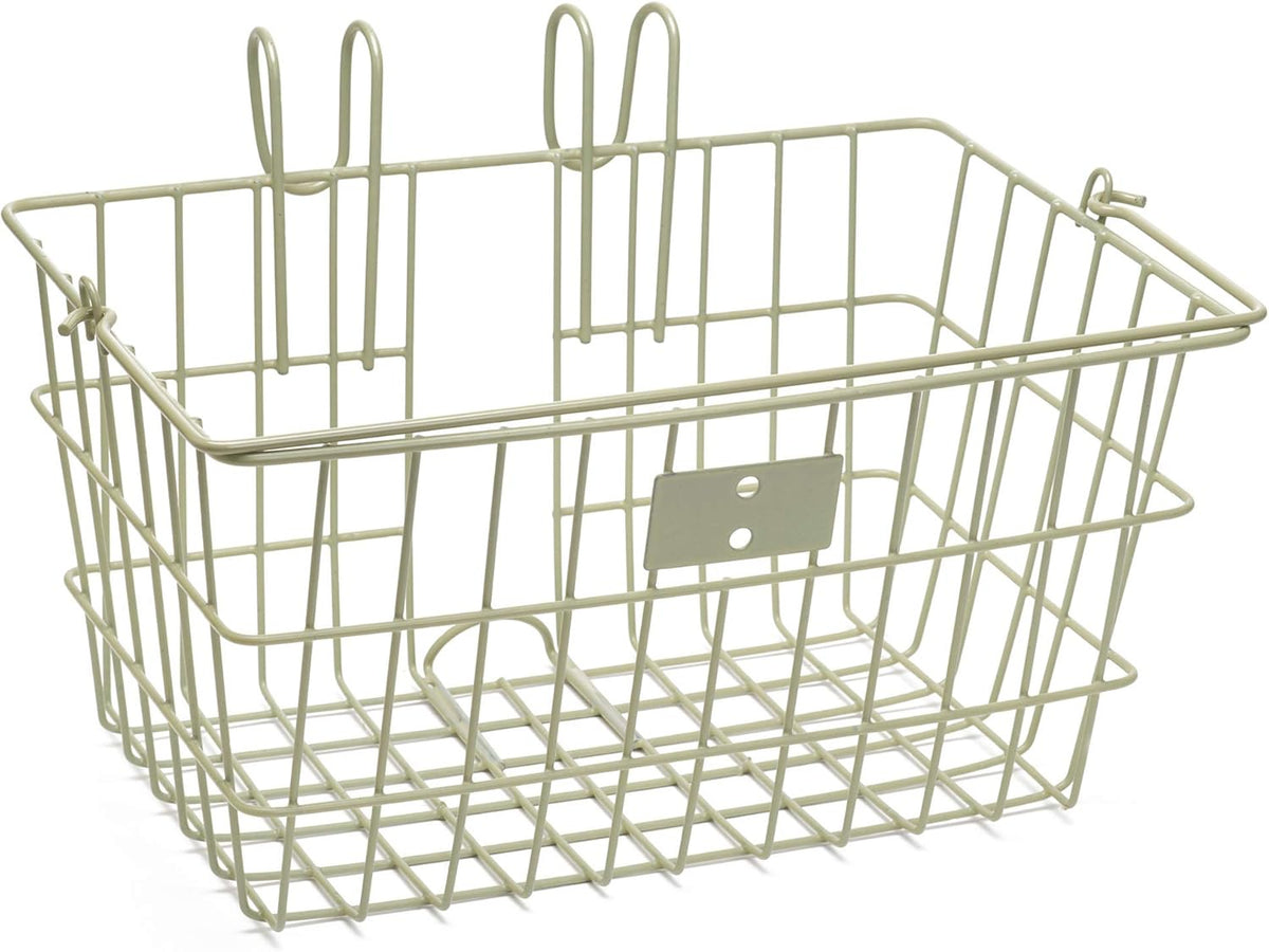 Retrospec Apollo-Lite Lift-Off Bike Basket - Detachable Steel Handlebar Basket with Carrying Handle