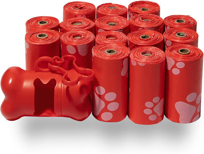Best Pet Supplies Dog Poop Bags (240 Bags) for Waste Refuse Cleanup, Doggy Roll Replacements for