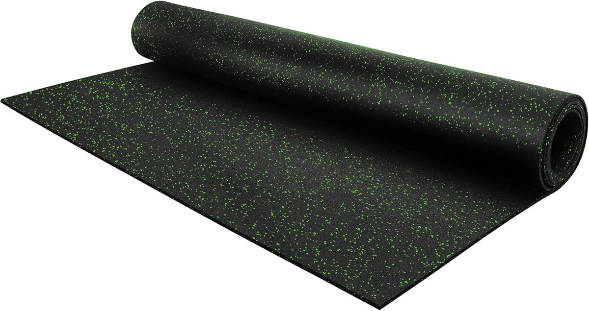 Flooring Inc's 1/4" Thick Tough Rubber Flooring Roll | Flexible Recycled Rubber Floor Mats for Home