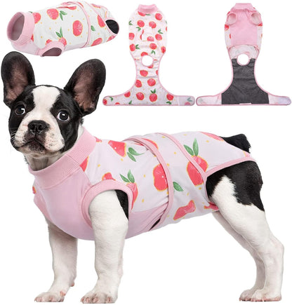 Kuoser Recovery Suit for Dogs Cats After Surgery, Professional Pet Recovery Shirt Dog Abdominal