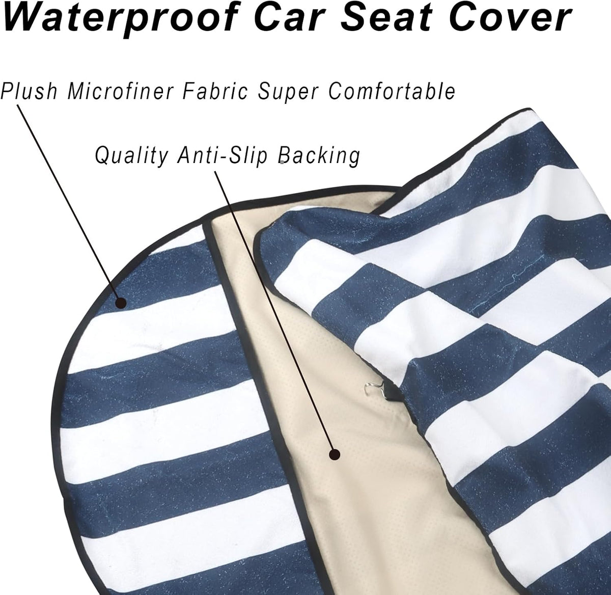 Car Seat Cover Protector Front Seats,for Gym Workout,Running,Swimming,Beach and Hiking,Waterproof