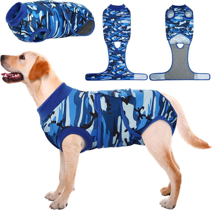 Kuoser Recovery Suit for Dogs Cats After Surgery, Professional Pet Recovery Shirt Dog Abdominal