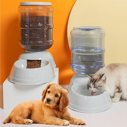 Pet Water Dispenser Station for Large Dogs and Cats,3 Gallon/11L Gravity Automatic Feeder, Cat Dog
