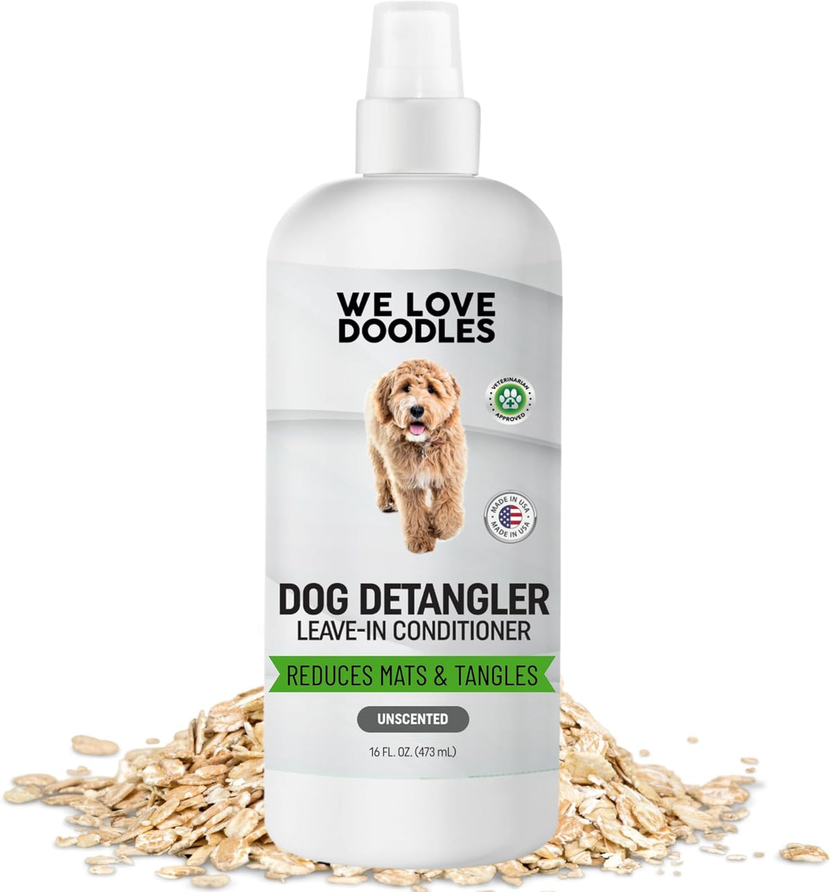 We Love Doodles Dog Detangler Spray - Leave-in Conditioner for Dogs - Dog Detangling Spray