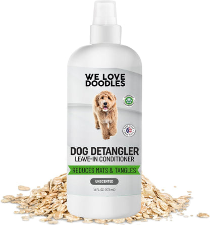 We Love Doodles Dog Detangler Spray - Leave-in Conditioner for Dogs - Dog Detangling Spray