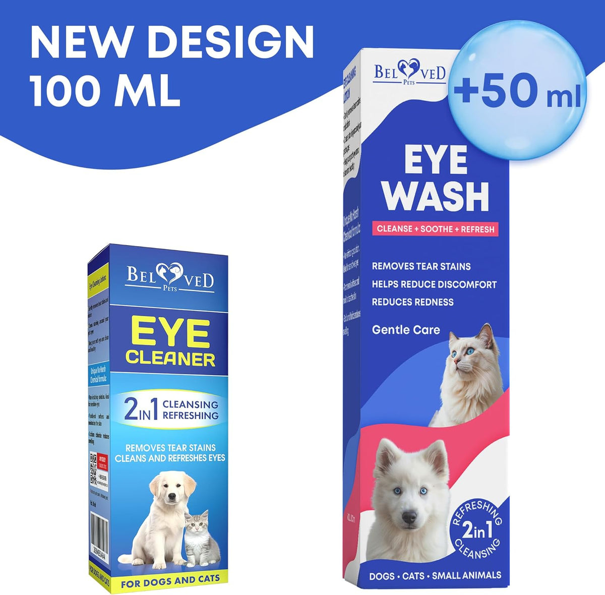 Dog Eye Drops & Eye Infection Treatment for Dogs and Cats – Soothe Infection & Allergy, Relieve Dry