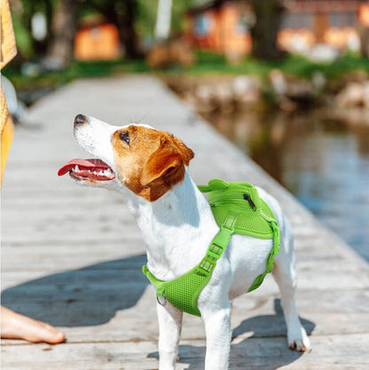 IDOMIK Dog Backpack Harness, No-Pull Dog Backpack with D-Ring for Small Medium Dogs, Cute Self