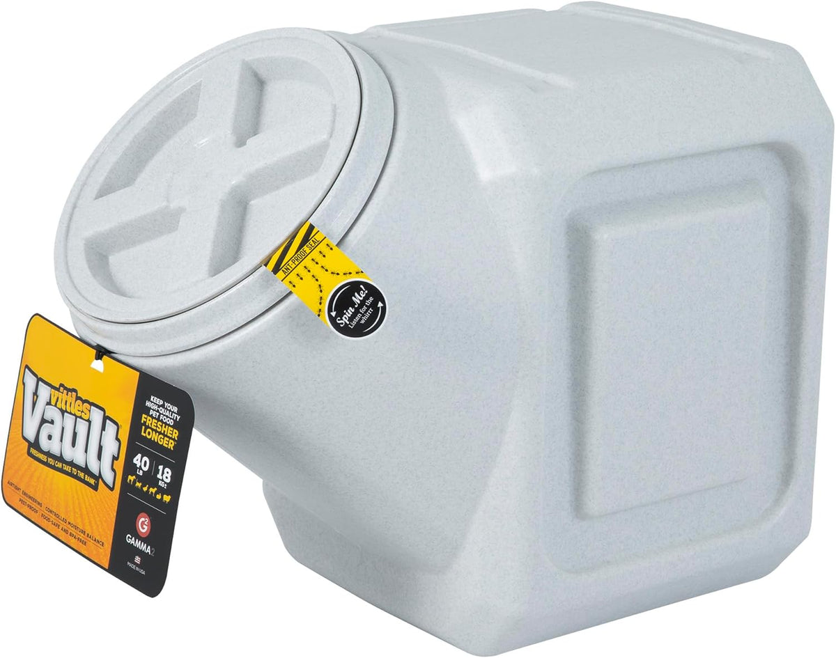 Gamma2 Vittles Vault Stackable Dog Food Storage Container with Sealing Lid, Up to 40 lbs Dry Pet