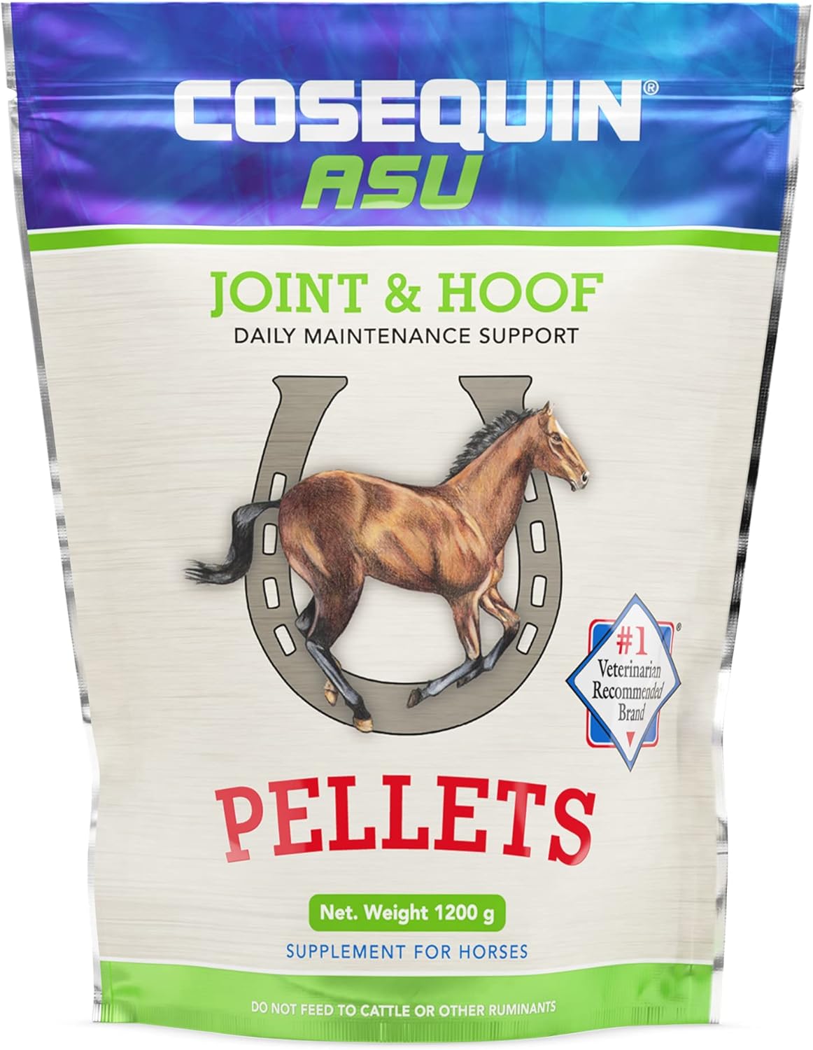 Nutramax Laboratories Cosequin ASU Joint & Hoof Pellets Joint Health Supplement for Horses