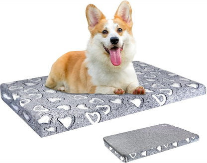 VANKEAN Reversible Dog Crate Mat, Stylish Bed with Waterproof Linings and Removable, Washable