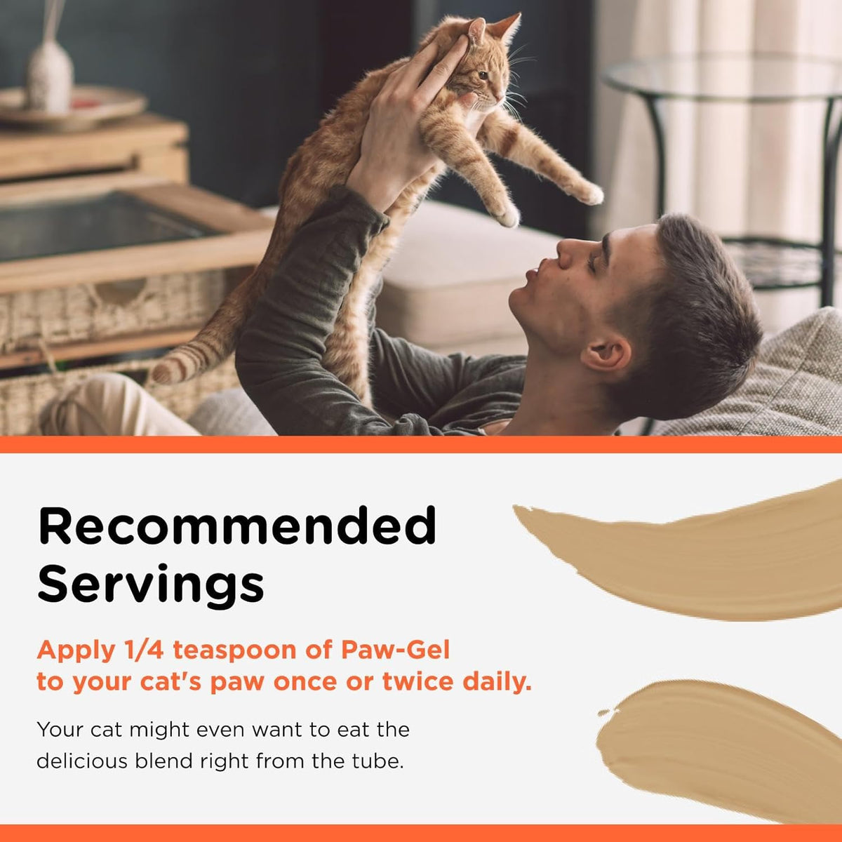 Nutri-Vet Hairball Paw Gel, Cat Hairball Remedy, Kitten Supplies, Hair Ball Relief for Cats, Fur