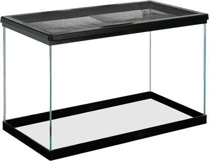 Zilla 10 Gallon Pet Reptile Starter Habitat Kit with Light and Heat for Small Desert Dwelling
