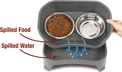 Neater Feeder Express Mess Proof Dog Bowls Elevated for Medium and Large Breed – Made in USA – No