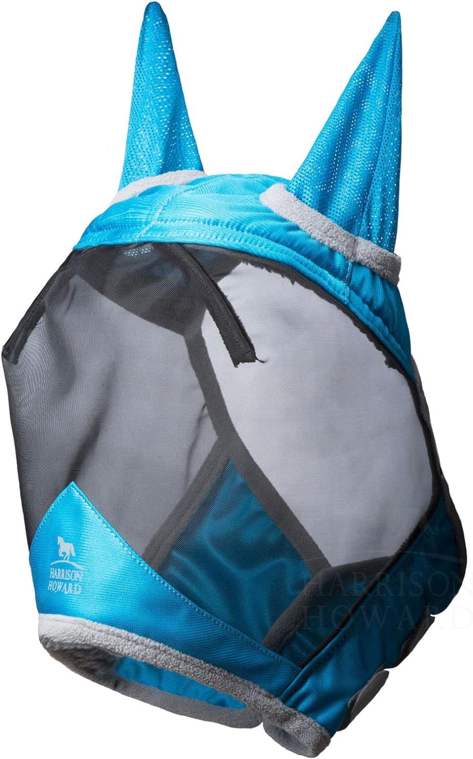 Harrison Howard CareMaster Pro Luminous Horse Fly Mask Large Eye Space Standard with Ears UV