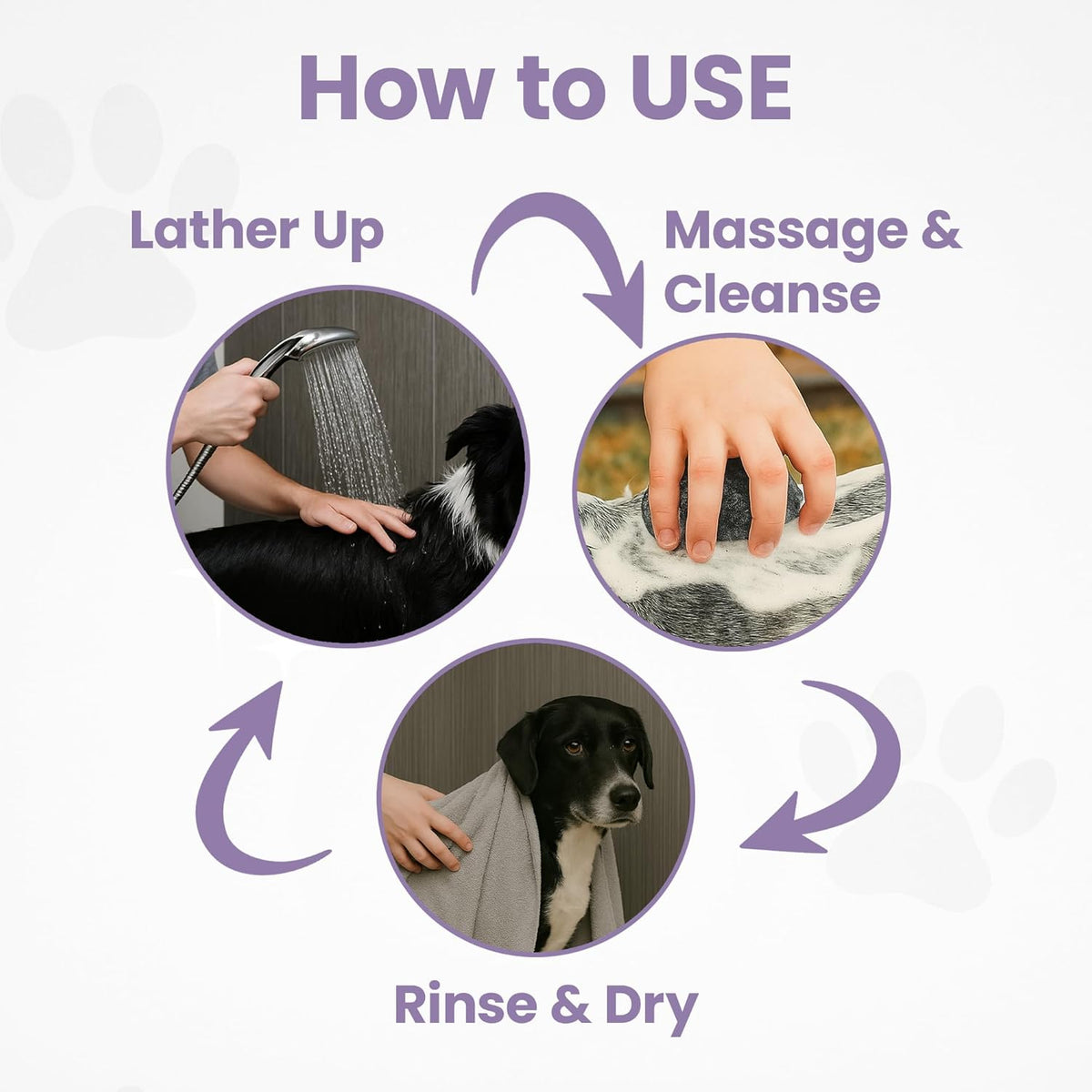 Gentle All Natural Dog Shampoo for Dry Coat for Sensitive Skin | Bar Shampoo for Dogs | Organic Dog
