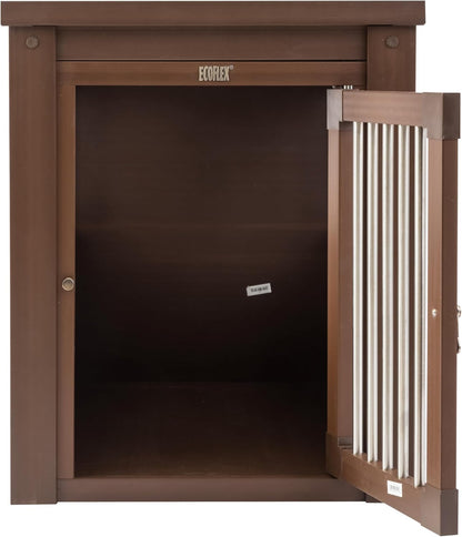 New Age Pet ECOFLEX Dog Crate End Table - Furniture-Style Pet Crate for Crate Trained Dogs