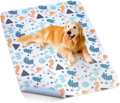 Washable Pee Pads for Dogs, Extra Large 60"x48" Super Absorbent Reusable Training Dog Pads, 100%