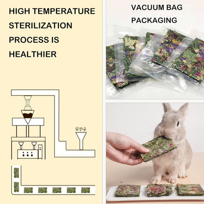 Rabbit Toys 20 Pack Bunny Toy Bunny Chew Toy Guinea Pig Treats Timothy Hay Toys Chips with Herbal