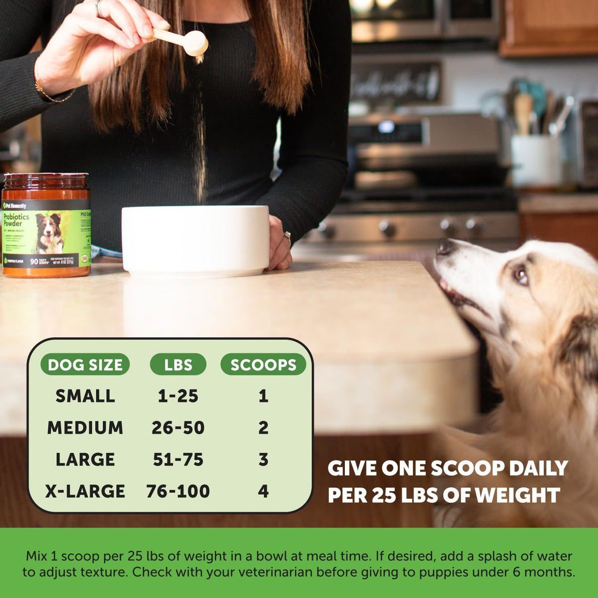 All-Natural Probiotic & Pumpkin Powder Dog Supplement - Prebiotics, Probiotics, Enzymes &