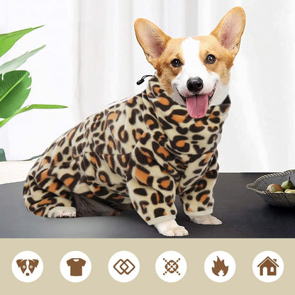 ROZKITCH Dog Jacket with Legs, Pet Windproof Warm Cold Weather Jacket Vest with Luminous Zipper