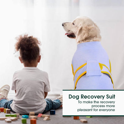 Kuoser Recovery Suit for Dogs Cats After Surgery, Professional Pet Recovery Shirt Dog Abdominal