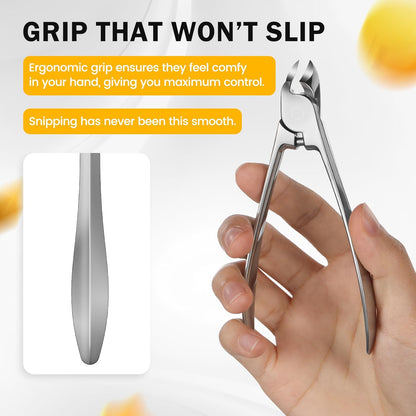 BEZOX Toenail Clippers for Thick Toenails - Comfortable Rebound Thick Spring Toe Nails Clipper for